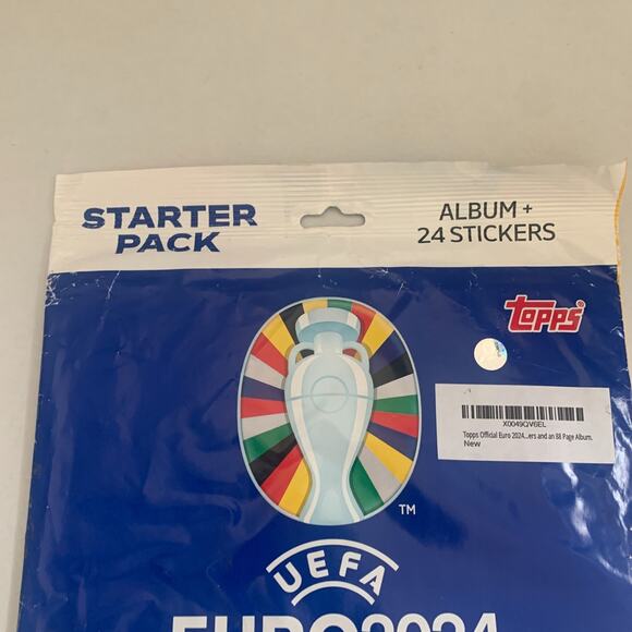Starter Pack Album 24 Stickers Topps UEFA EURO 2024 Germany Official Stickers - Picture 3 of 7
